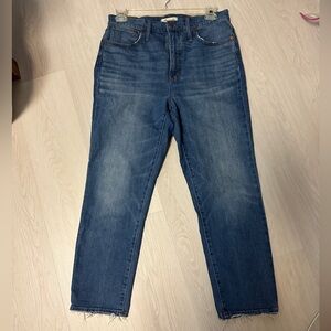 MADEWELL PERFECT VINTAGE CROPPED JEAN sz 31